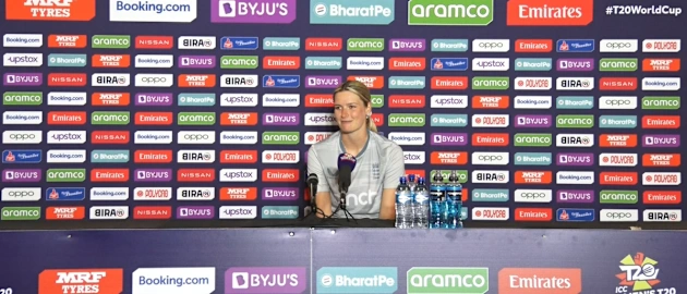 England-player-Lauren-Bell-pre-match-17FEB2023