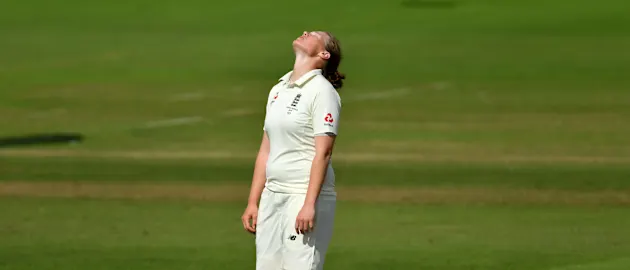 It was a frustrating day for England