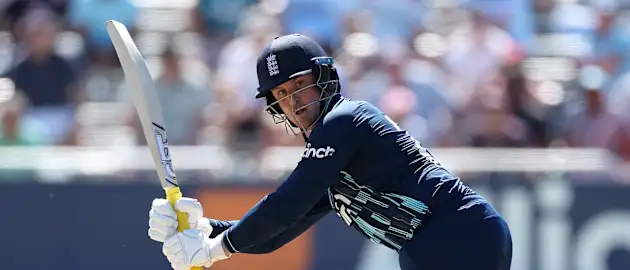 Jason Roy of England bats during the 3rd One Day International between Netherlands and England 1920x1080