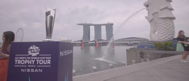 ICC Men's T20 World Cup Trophy Tour in Singapore