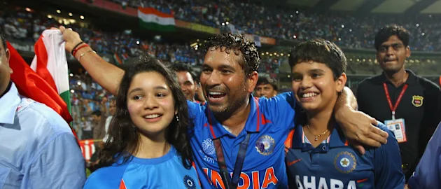 Arjun & Sachin Tendulkar