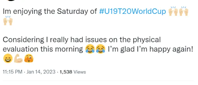 Brazil women's captain Roberta Moretti Avery took time to catch all the action on ICC.tv.