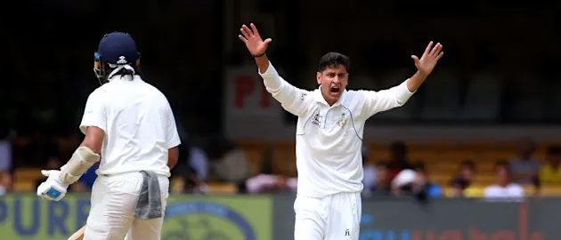 Wafadar picked up two wickets in Afghanistan's maiden Test