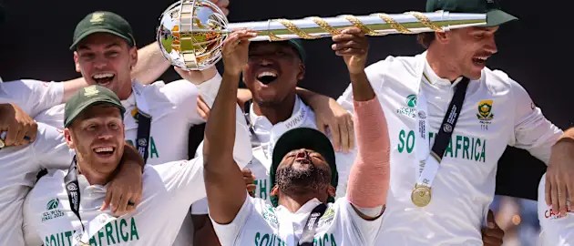 Logo of How the world reacted to South Africa's WTC25 Final Triumph