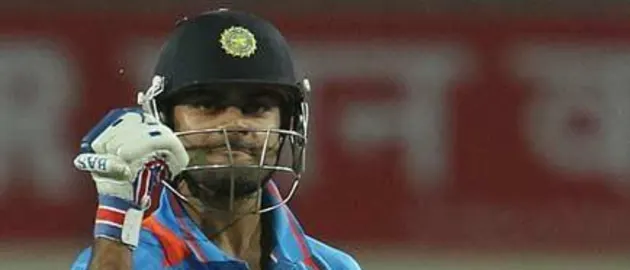 41522 Virat Kohli celebrates