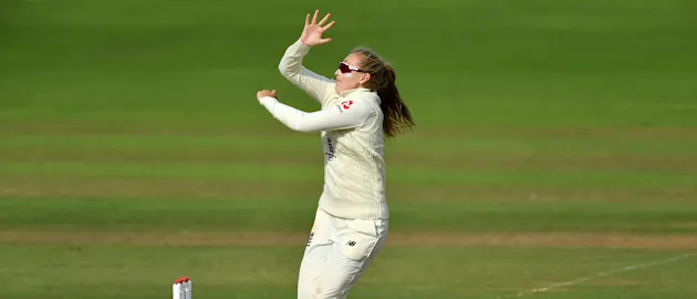 Ecclestone was the pick of England's bowlers