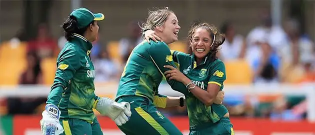 Dane van Niekerk is ecstatic over the dismissal of Mithali Raj