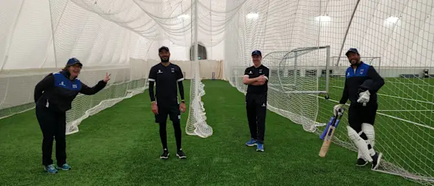 Eerikkilä socially distanced cricket Finland