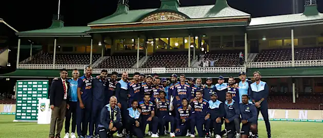 India won the three-match series 2-1