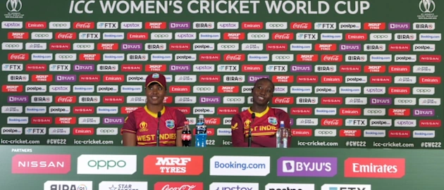 Post-Match-West-Indies-Stafanie-Taylor-Hayley-Mathews-30-03-2022_Moment