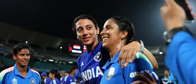 Behind the scenes from India's monumental semi-final win over Australia | CWC25