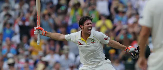 Mitchell Marsh gave good support to his captain and scored his maiden century to remain unbeaten on  181