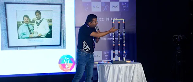 Team StumpEye presenting at the Next In 2.0 Hackathon