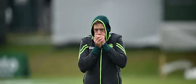 Craig Young resists the elements