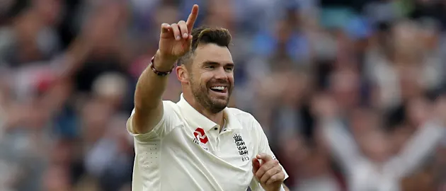 Anderson has 575 Test wickets, the most by any fast bowler in the format