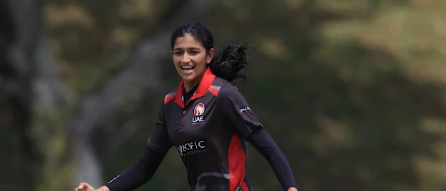 Mahika Gaur of UAE celebrates