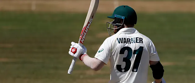 Warner was the only batsman to score a fifty on the first two days of the intra-squad practice match