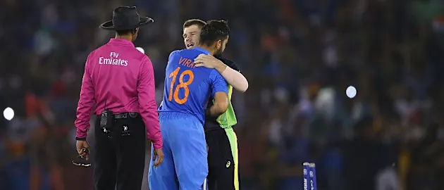 Virat Kohli and David Warner
