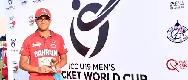 Bahrain's Aryan Ashwin played a captain's knock and took home the Player of the Match