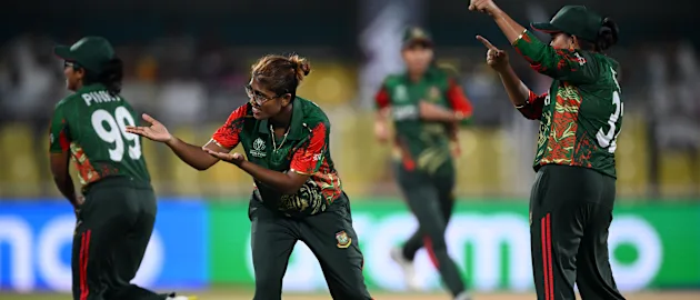 Fahima Khatun picks two in an over | CWC25