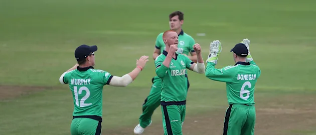 Ireland U19 celebrate