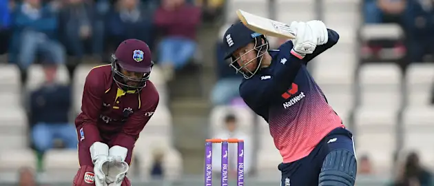 Jonny Bairstow plays a shot en route his match-winning knock