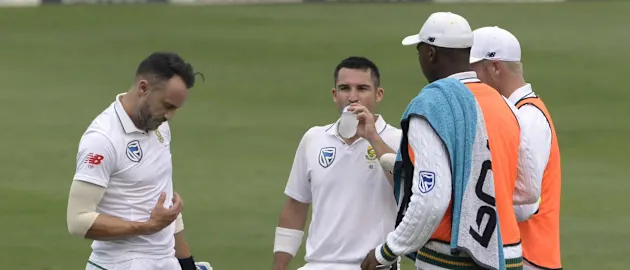 Faf du Plessis injury