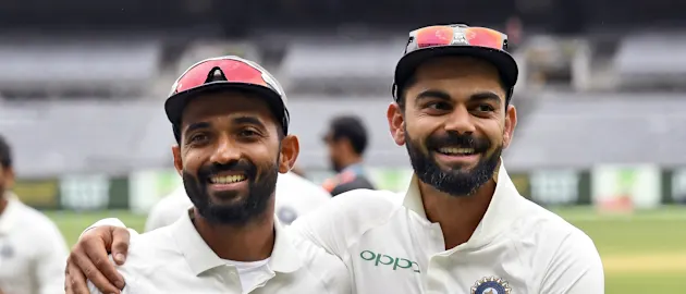 Ajinkya Rahane and Virat Kohli
