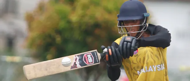 Malaysia managed too get 83 from their nine overs