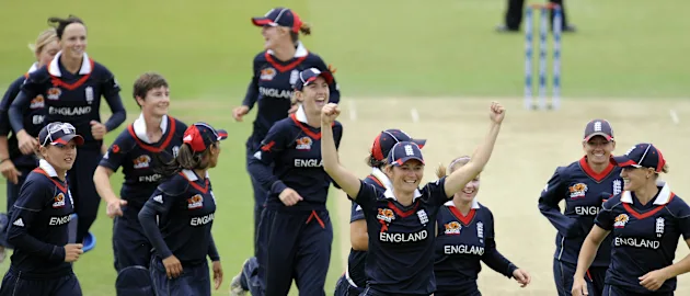 England women triumphed over New Zealand to clinch the 2009 title
