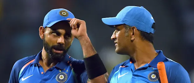 Kohli and Dhoni