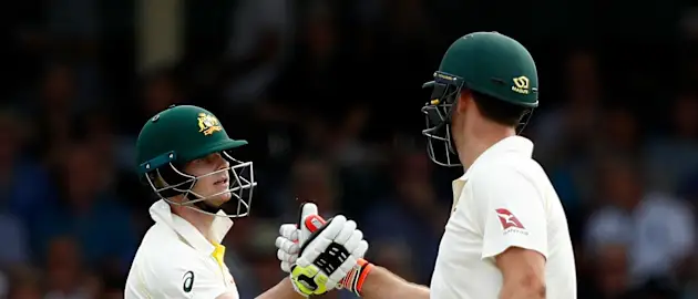 Steven Smith and Mitchell Marsh