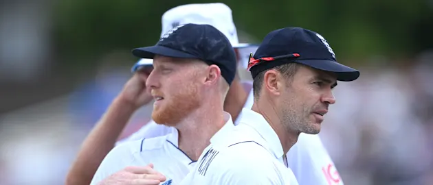 Ben Stokes and James Anderson