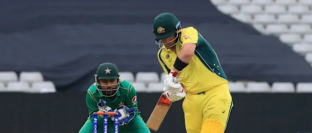 Aaron Finch was in good touch in Australia's Champions Trophy warm-up against Pakistan.