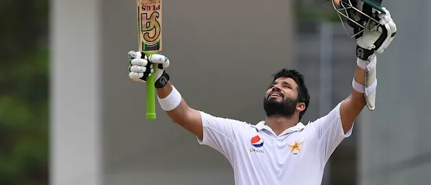 Azhar Ali's 14th Test century anchored Pakistan to a first-innings total of 376
