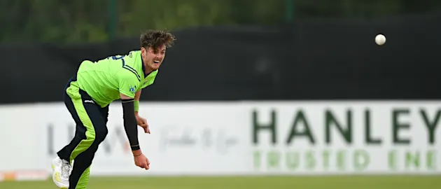 Mark Adair took four wickets against Zimbabwe