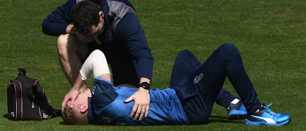 Billings dislocated his shoulder in the field for Kent