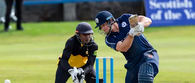 Scotland recovered from early wickets to post 242/7