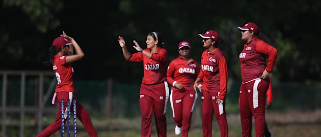 Qatar dominated Bhutan and won by 7 wickets