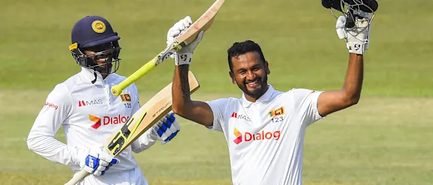 Sri Lanka v Ban, day 4, Karunaratne 200