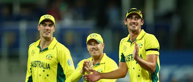 Starc Warner and Cummins
