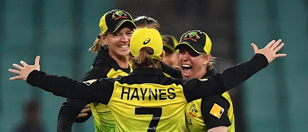 Australia scraped through to the final.
