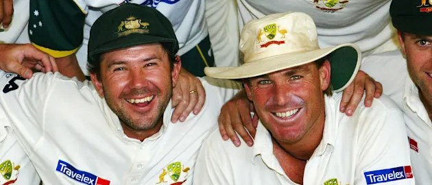 Ricky Ponting and Shane Warne