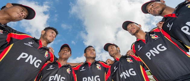 Papua New Guinea's side at the U19 World Cup