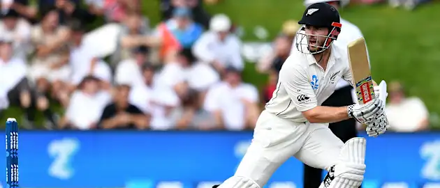 Kane Williamson was not out on 78 with Jeetan Patel, the nightwatchman, on nine as New Zealand got to 177 for 3.