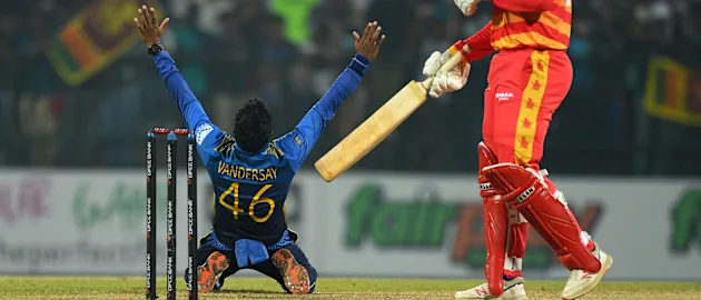 Jeffrey Vandersay finished as the top wicket-taker in the series