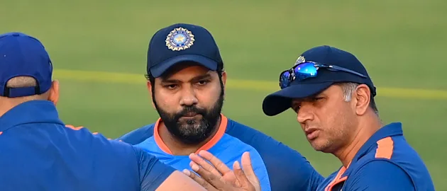 Rohit Sharma and Rahul Dravid