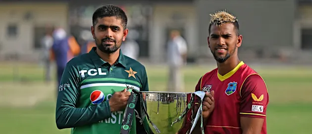 Pakistan v West Indies - trophy