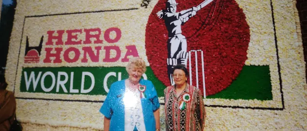 "Outside the Delhi stadium, there was a corrugated iron gate the night before at 10pm. And next morning when we came at 8am it was all done in roses. People couldn’t believe it was done overnight," says Brito