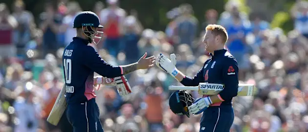 Jonny Bairstow and Alex Hales added 155 for the opening wicket